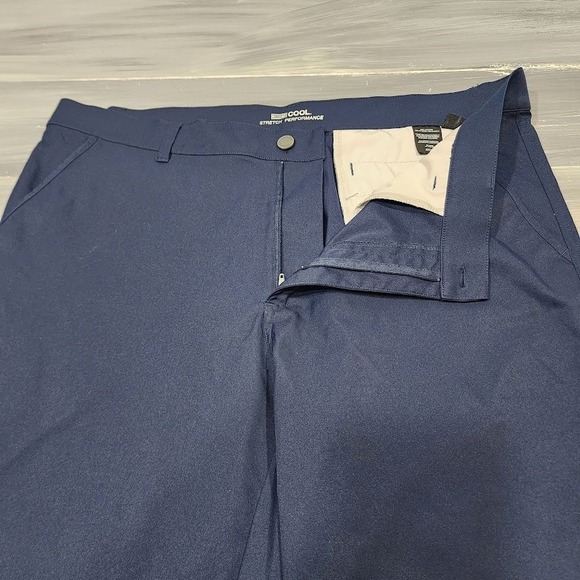 32 Degrees Cool Men's Navy Blue Stretch Performance Pants W38 L30 Golf Casual - Picture 7 of 7